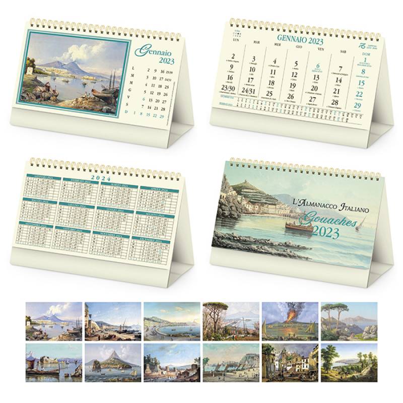 Calendari Da Tavolo Gouaches Art Pa066