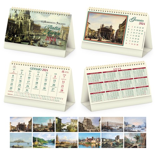 Calendario da tavolo da stampare ITALIA ANTICA - cod. PA064