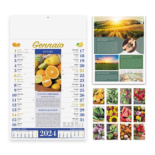 Calendari con logo LUNARIO - cod. PA152