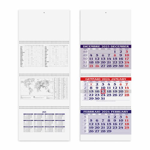 Calendario trittico personalizzato PA510 - cod. PA510