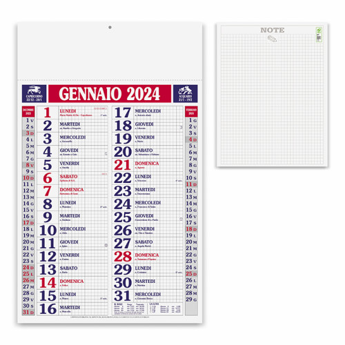 Calendario online personalizzato QUADRETTATO - cod. PA610