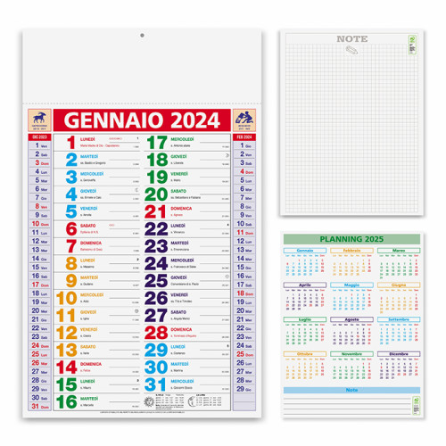 Calendari personalizzati economici da stampare MULTICOLOR - cod. PA600