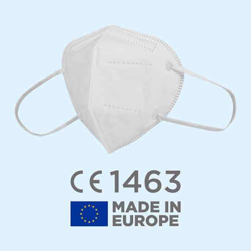 Maschera protettiva FFP2 Cod. Art. PI222BI - cod. PI222BI