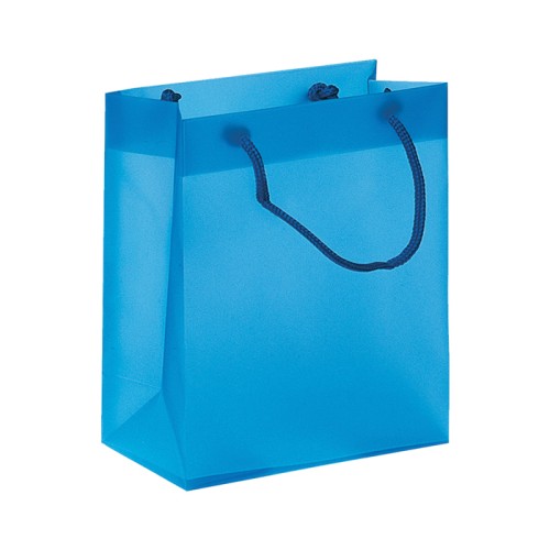 Shopping bag in PP semitrasparente f.to 27 X 33 X 11 cm - cod. KG512
