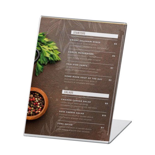 DISPLAY XL Espositore menu Cod. Art. PC085 - cod. PC085