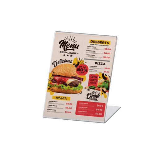 DISPLAY L Espositore menu Cod. Art. PC086 - cod. PC086