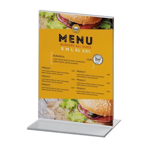 DOUBLE DISPLAY XL Espositore menu Cod. Art. PC089 - cod. PC089