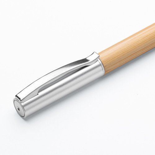 Penna a sfera in bamboo personalizzate con logo - cod. PD523