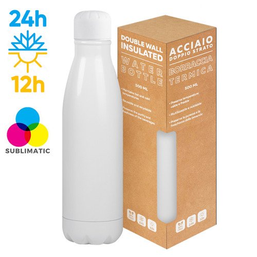 Borraccia in acciaio inox - cod. PC432