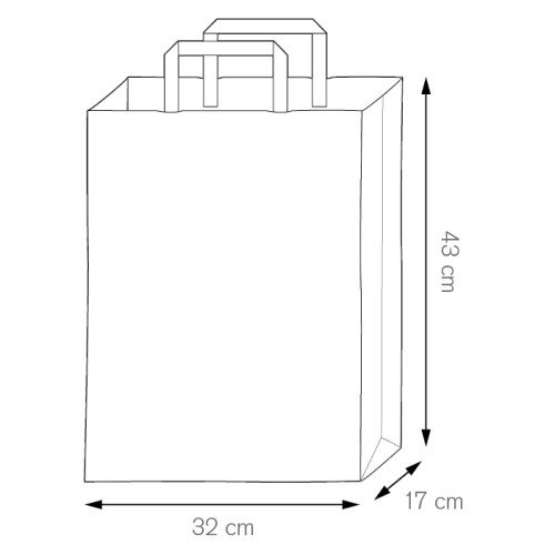 Shopper personalizzata in carta PG073 - cod. PG073