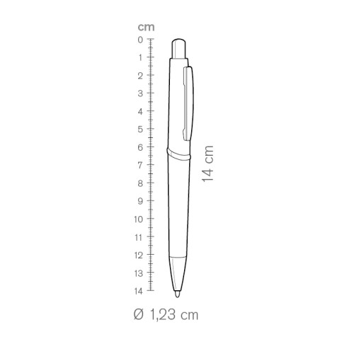 Penne di plastica con stampa - cod. PD346