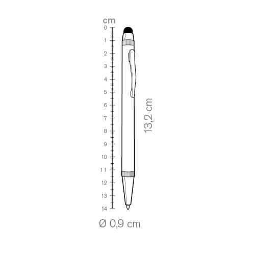 Penna personalizzata con gommino per touch screen PD072 - cod. PD072