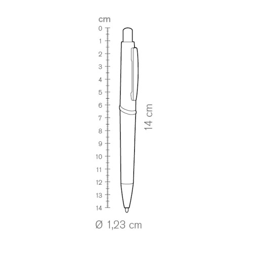 Penne in plastica con logo - cod. PD344