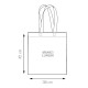 Borsa shopping in cotone organico da stampare - cod. PG198