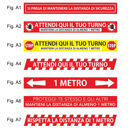 Segnaletica orizzontale da pavimento - cod. SODP