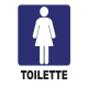 Cartello segnaletico TOILETTE DONNA - cod. art. A02341 - cod. A02341