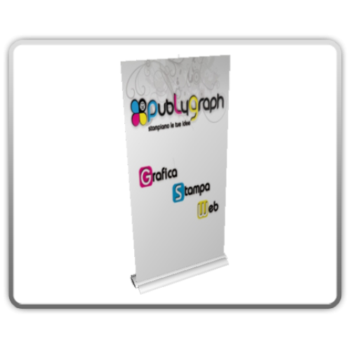 Roll-up basic f.to 85x200 cm. - cod. roll80