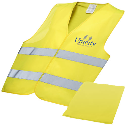 Gilet di sicurezza Watch-out in custodia per uso professionale - cod. P104010