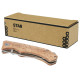 Coltello tascabile Dave in legno con clip per cintura - cod. P104536