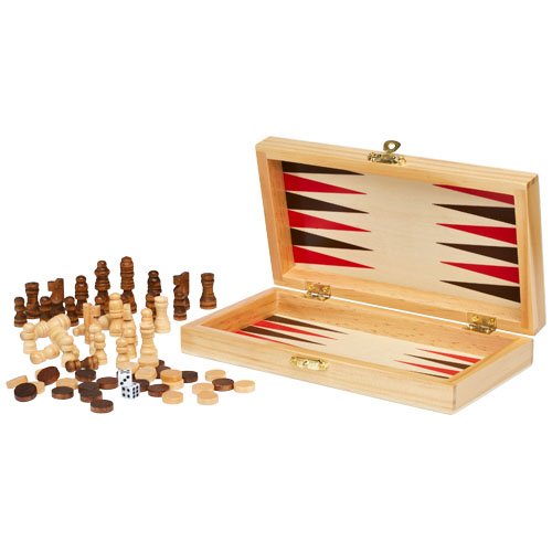 Set giochi da tavolo 3 in 1 Mugo - cod. P104565