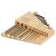 Set di attrezzi con chiave esagonale in bambù Allen - cod. P104576