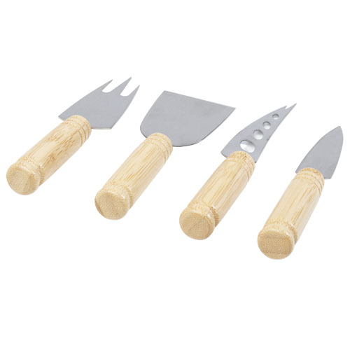 Set per formaggio Cheds da 4 pezzi in bambù - cod. P113303