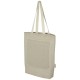 Tote bag in cotone riciclato da 150 g/m² con tasca frontale Pheebs - 9L - cod. P120643
