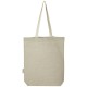 Tote bag in cotone riciclato da 150 g/m² con tasca frontale Pheebs - 9L - cod. P120643