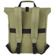 Zaino rolltop per portatile da 15 in tela riciclata certificata GRS Joey - 15L - cod. P120678