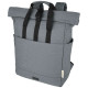 Zaino rolltop per portatile da 15 in tela riciclata certificata GRS Joey - 15L - cod. P120678