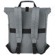 Zaino rolltop per portatile da 15 in tela riciclata certificata GRS Joey - 15L - cod. P120678