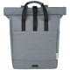 Zaino rolltop per portatile da 15 in tela riciclata certificata GRS Joey - 15L - cod. P120678