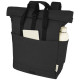 Zaino rolltop per portatile da 15 in tela riciclata certificata GRS Joey - 15L - cod. P120678