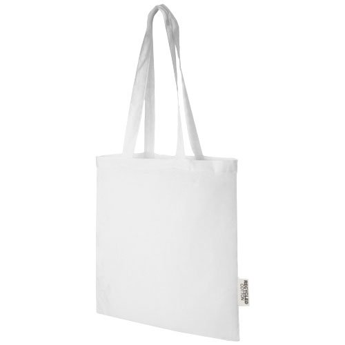 Tote bag in cotone riciclato da 140 g/m2 Madras - 7L - cod. P120695