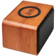 Altoparlanti Wooden con base di ricarica wireless - cod. P124007