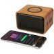 Altoparlanti Wooden con base di ricarica wireless - cod. P124007