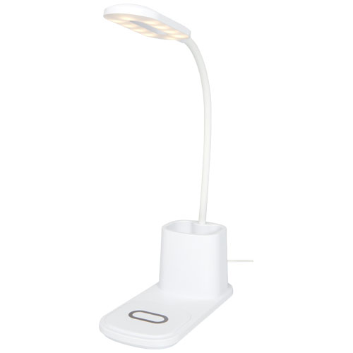 Lampada da scrivania con organizer e caricabatterie wireless Bright - cod. P124249