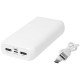 Power bank in plastica riciclata da 20.000 mAh Electro - cod. P124317