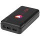 Power bank in plastica riciclata da 20.000 mAh Loop - cod. P124322