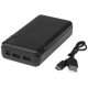 Power bank in plastica riciclata da 20.000 mAh Loop - cod. P124322