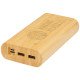 Power bank Tulda da 20,000 mAh in bambù - cod. P124324