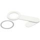 Supporto per telefono da scrivania in plastica riciclata Hook - cod. P124327