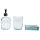 Set da bagno Jabony da 3 pezzi in vetro riciclato - cod. P126190