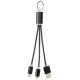 Cavo di ricarica 3 in 1 Metal con clip - cod. P134961