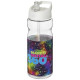 Borracce sportive H2O Base® da 650 ml con coperchio con beccuccio - cod. P210049