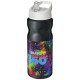 Borracce sportive H2O Base® da 650 ml con coperchio con beccuccio - cod. P210049