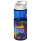 Borracce sportive H2O Base® da 650 ml con coperchio con beccuccio - cod. P210049