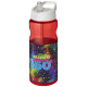 Borracce sportive H2O Base® da 650 ml con coperchio con beccuccio - cod. P210049