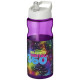 Borracce sportive H2O Base® da 650 ml con coperchio con beccuccio - cod. P210049