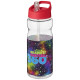 Borracce sportive H2O Base® da 650 ml con coperchio con beccuccio - cod. P210049